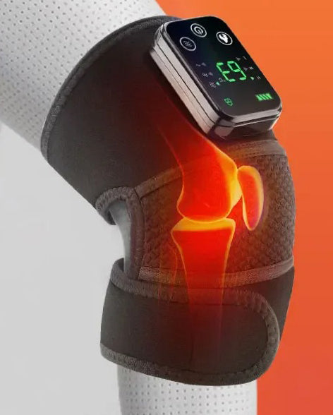 MENDWAVE massaggiatore ergonomico 3in1 con doppia azione vibrazione e calore, tripla impostazione di temperatura, massaggio vibrante personalizzato